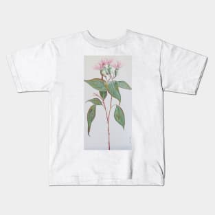 Pink Gumnut Stem - Beautiful Soft Flower Kids T-Shirt